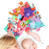 Maxbell Baby Books Toys Touch and Feel for Shower Gifts Stocking Stuffers Boys Girls forest land animals