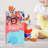 Maxbell Baby Books Toys Touch and Feel for Shower Gifts Stocking Stuffers Boys Girls forest land animals