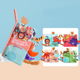 Maxbell Baby Books Toys Touch and Feel for Shower Gifts Stocking Stuffers Boys Girls forest land animals