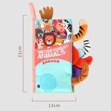 Maxbell Baby Books Toys Touch and Feel for Shower Gifts Stocking Stuffers Boys Girls forest land animals