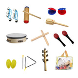 Maxbell 10 Pieces Montessori Percussion Musical Instruments for Boys Girls Preschool