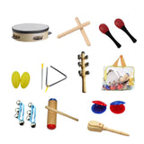 Maxbell 10 Pieces Montessori Percussion Musical Instruments for Boys Girls Preschool