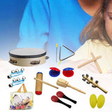 Maxbell 10 Pieces Montessori Percussion Musical Instruments for Boys Girls Preschool