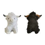 Maxbell Cow Plush Cattle Plush Figure Toy for Festival Children Toy white
