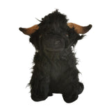 Maxbell Cow Plush Cattle Plush Figure Toy for Festival Children Toy black
