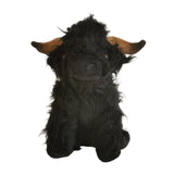 Maxbell Cow Plush Cattle Plush Figure Toy for Festival Children Toy black