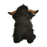 Maxbell Cow Plush Cattle Plush Figure Toy for Festival Children Toy black