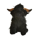 Maxbell Cow Plush Cattle Plush Figure Toy for Festival Children Toy black