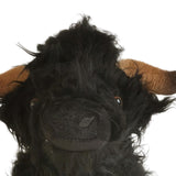 Maxbell Cow Plush Cattle Plush Figure Toy for Festival Children Toy black