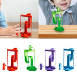 Maxbell Anti Gravity Building Blocks Physics Balance Puzzles for Living Rooms Shelves red