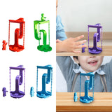 Maxbell Anti Gravity Building Blocks Physics Balance Puzzles for Living Rooms Shelves red