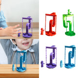 Maxbell Anti Gravity Building Blocks Physics Balance Puzzles for Living Rooms Shelves red