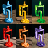 Maxbell Anti Gravity Building Blocks Physics Balance Puzzles for Living Rooms Shelves red