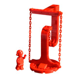 Maxbell Anti Gravity Building Blocks Physics Balance Puzzles for Living Rooms Shelves red