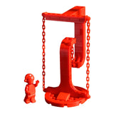 Maxbell Anti Gravity Building Blocks Physics Balance Puzzles for Living Rooms Shelves red