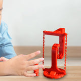 Maxbell Anti Gravity Building Blocks Physics Balance Puzzles for Living Rooms Shelves red