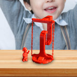 Maxbell Anti Gravity Building Blocks Physics Balance Puzzles for Living Rooms Shelves red