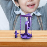 Maxbell Anti Gravity Building Blocks Physics Balance Puzzles for Living Rooms Shelves violet