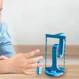Maxbell Anti Gravity Building Blocks Physics Balance Puzzles for Living Rooms Shelves blue