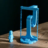 Maxbell Anti Gravity Building Blocks Physics Balance Puzzles for Living Rooms Shelves blue