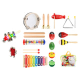 Maxbell 12x Montessori Percussion Instrument Educational Toys for Babies Age 3 to 10