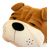 Maxbell Dog Pillow Hugging Funny Shar Pei Dog Stuffed Toy for Chair Living Room Home Yellow