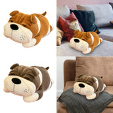 Maxbell Dog Pillow Hugging Funny Shar Pei Dog Stuffed Toy for Chair Living Room Home Yellow