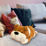 Maxbell Dog Pillow Hugging Funny Shar Pei Dog Stuffed Toy for Chair Living Room Home Yellow