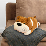 Maxbell Dog Pillow Hugging Funny Shar Pei Dog Stuffed Toy for Chair Living Room Home Yellow