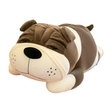 Maxbell Dog Pillow Hugging Funny Shar Pei Dog Stuffed Toy for Chair Living Room Home Gray