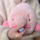 Maxbell Cute Whale Plush Doll Toy with Pullable Snot Bubbles Sofa Gifts for Children