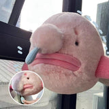 Maxbell Cute Whale Plush Doll Toy with Pullable Snot Bubbles Sofa Gifts for Children