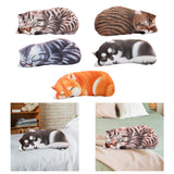 Maxbell Lovely Plush Stuffed Animal Cuddly Cute Plush Toy Pillow for Home Decoration White Brown