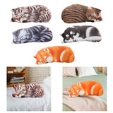 Maxbell Lovely Plush Stuffed Animal Cuddly Cute Plush Toy Pillow for Home Decoration White Brown