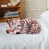 Maxbell Lovely Plush Stuffed Animal Cuddly Cute Plush Toy Pillow for Home Decoration White Brown