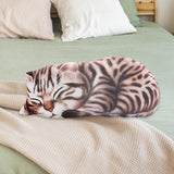 Maxbell Lovely Plush Stuffed Animal Cuddly Cute Plush Toy Pillow for Home Decoration White Brown