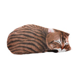 Maxbell Lovely Plush Stuffed Animal Cuddly Cute Plush Toy Pillow for Home Decoration Brown Cat