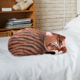 Maxbell Lovely Plush Stuffed Animal Cuddly Cute Plush Toy Pillow for Home Decoration Brown Cat