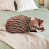 Maxbell Lovely Plush Stuffed Animal Cuddly Cute Plush Toy Pillow for Home Decoration Brown Cat