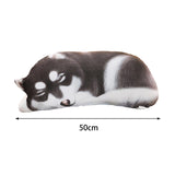 Maxbell Lovely Plush Stuffed Animal Cuddly Cute Plush Toy Pillow for Home Decoration Black White