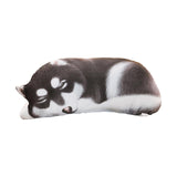 Maxbell Lovely Plush Stuffed Animal Cuddly Cute Plush Toy Pillow for Home Decoration Black White