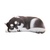 Maxbell Lovely Plush Stuffed Animal Cuddly Cute Plush Toy Pillow for Home Decoration Black White