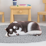 Maxbell Lovely Plush Stuffed Animal Cuddly Cute Plush Toy Pillow for Home Decoration Black White