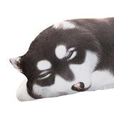 Maxbell Lovely Plush Stuffed Animal Cuddly Cute Plush Toy Pillow for Home Decoration Black White