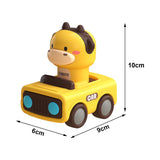 Maxbell Press and Go Car Baby Animal Cars for Kindergarten Children Preschool Deer