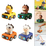 Maxbell Press and Go Car Baby Animal Cars for Kindergarten Children Preschool Deer