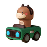 Maxbell Press and Go Car Baby Animal Cars for Kindergarten Children Preschool Cow