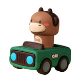 Maxbell Press and Go Car Baby Animal Cars for Kindergarten Children Preschool Cow