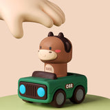 Maxbell Press and Go Car Baby Animal Cars for Kindergarten Children Preschool Cow