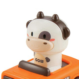 Maxbell Press and Go Car Baby Animal Cars for Kindergarten Children Preschool Bull